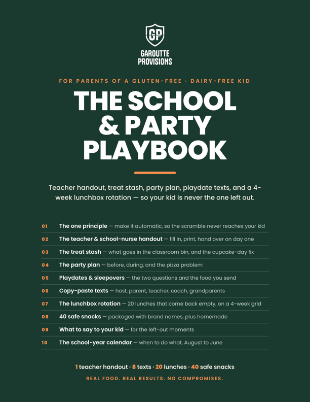 The School & Party Playbook cover